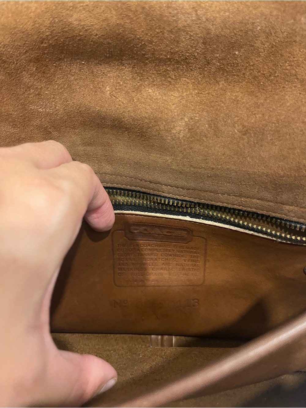Vintage Coach Legacy Brown Leather Turnlock Crossbody Shoulder Bag - Picture 3 of 16